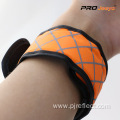 LED Nigh Vision Orange Plaid Armband